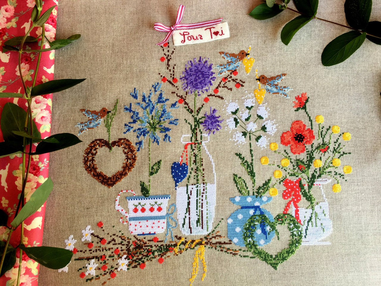 Tutti i fiori sono per te - Lilli Violette - Cross stitch chart