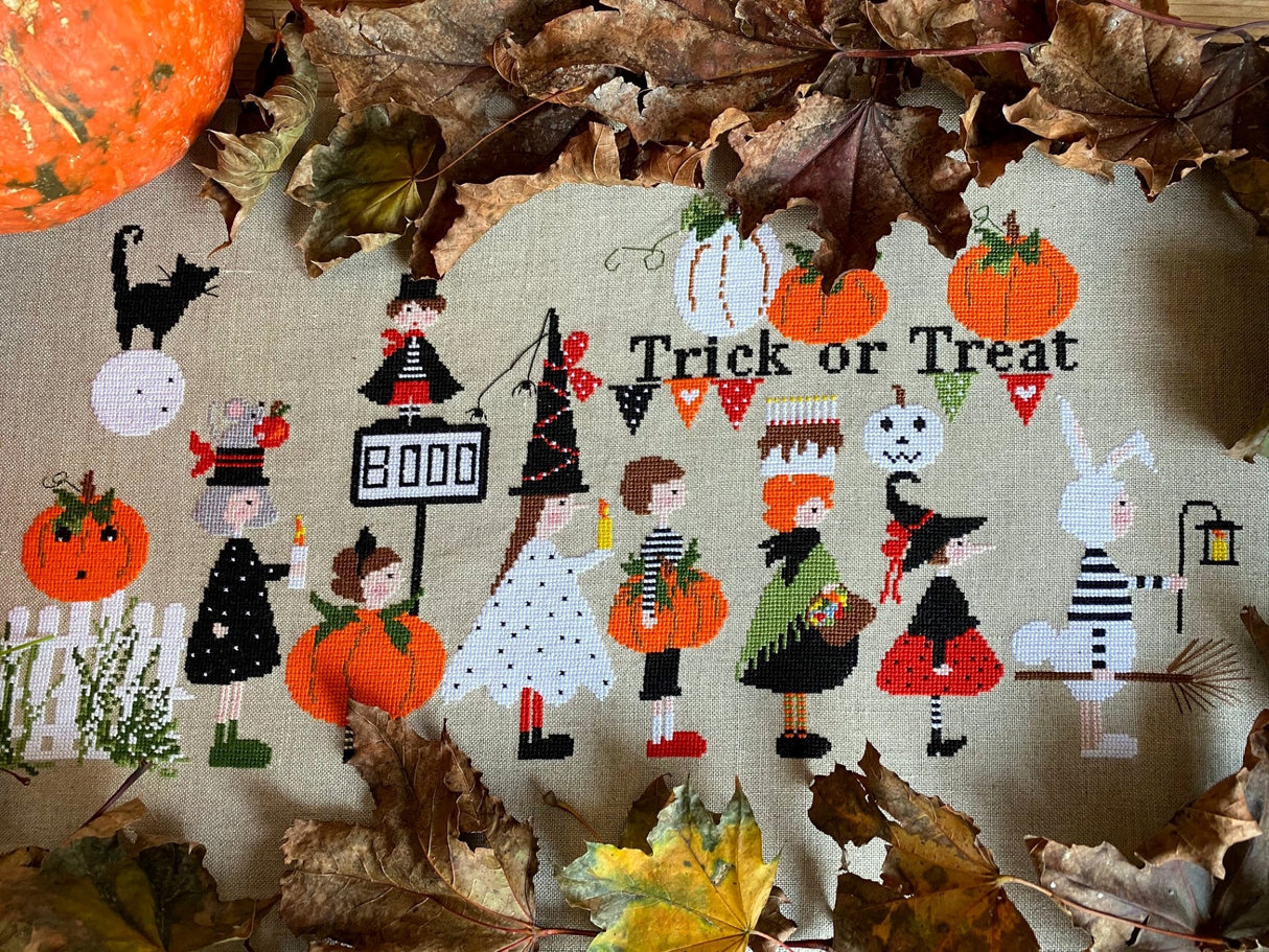 Trick or Treat - Lilli Violette - Grille de point de croix