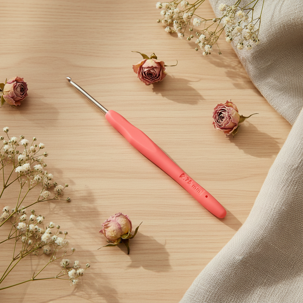 Ganchillo DMC - Ganchillos de aluminio con mango ergonómico para tejido de alta calidad