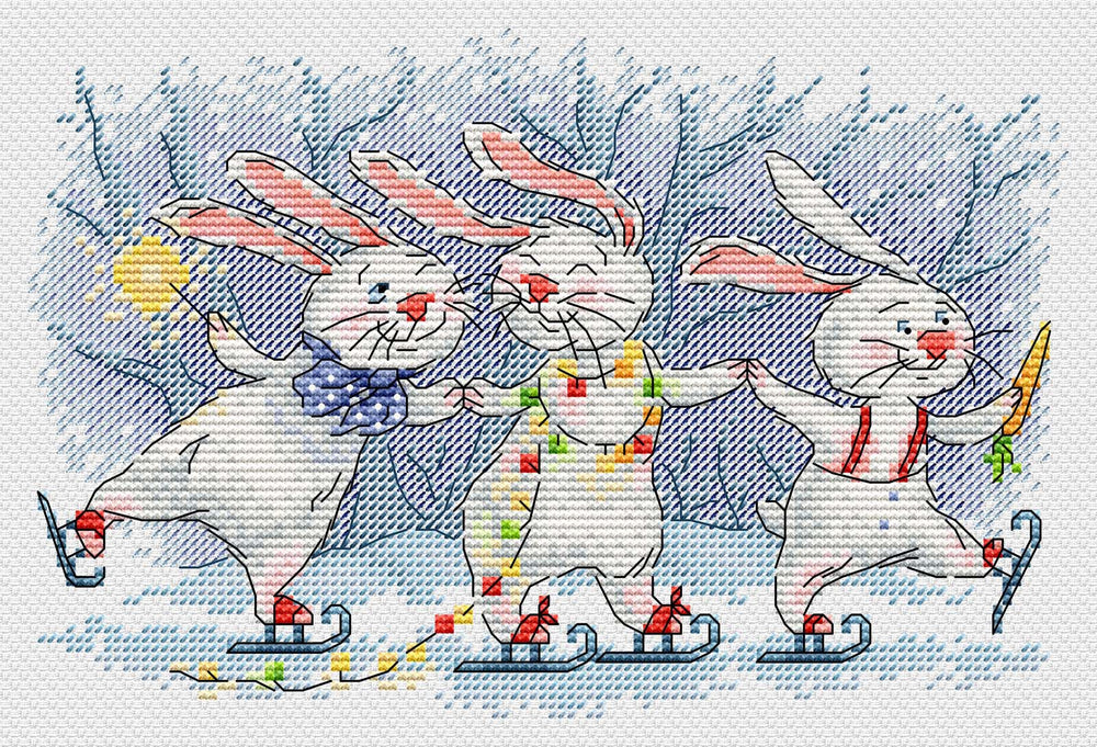 Kit de Punto de Cruz MP Studia SM-993 – Festive Round Dance