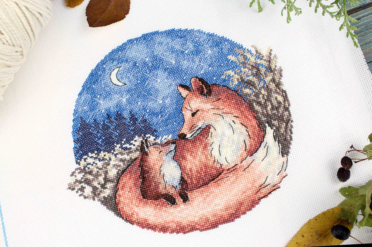 Kit de point de croix MP Studio - « Histoires au coucher » (SNV-902)