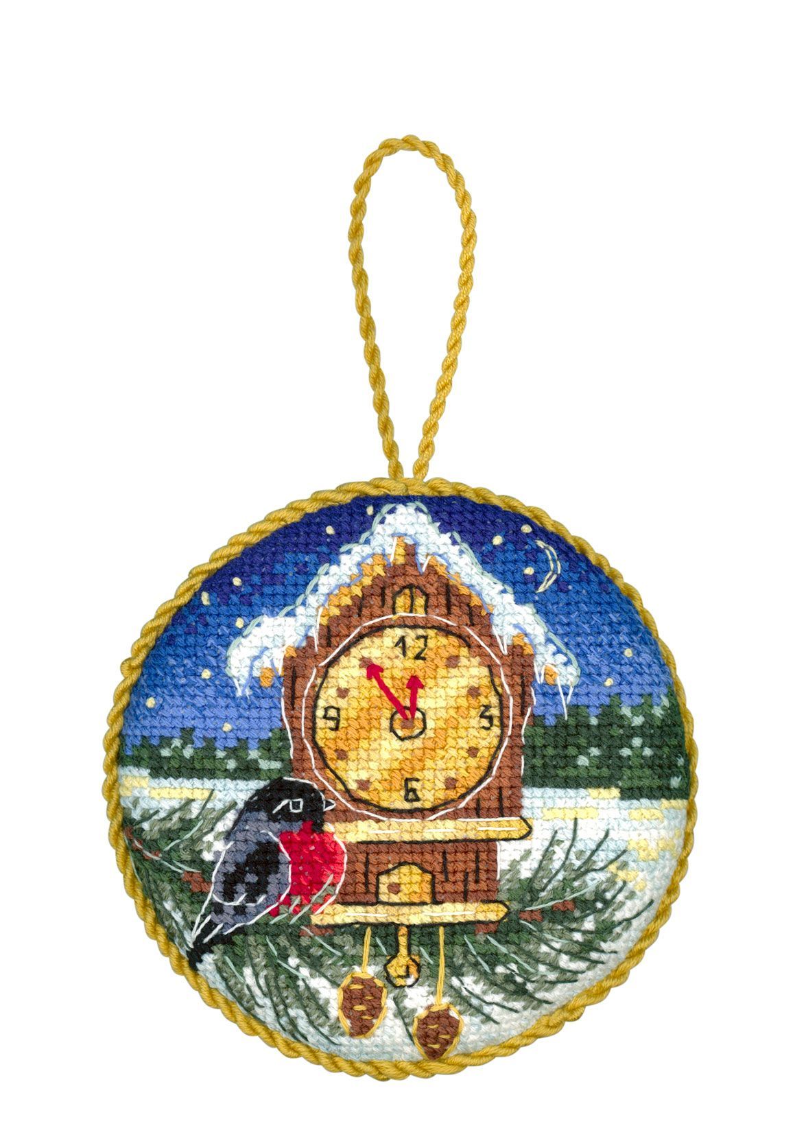 Kit de Punto de Cruz MP Studia SNV-905 – Forest Clock. Pinkeep