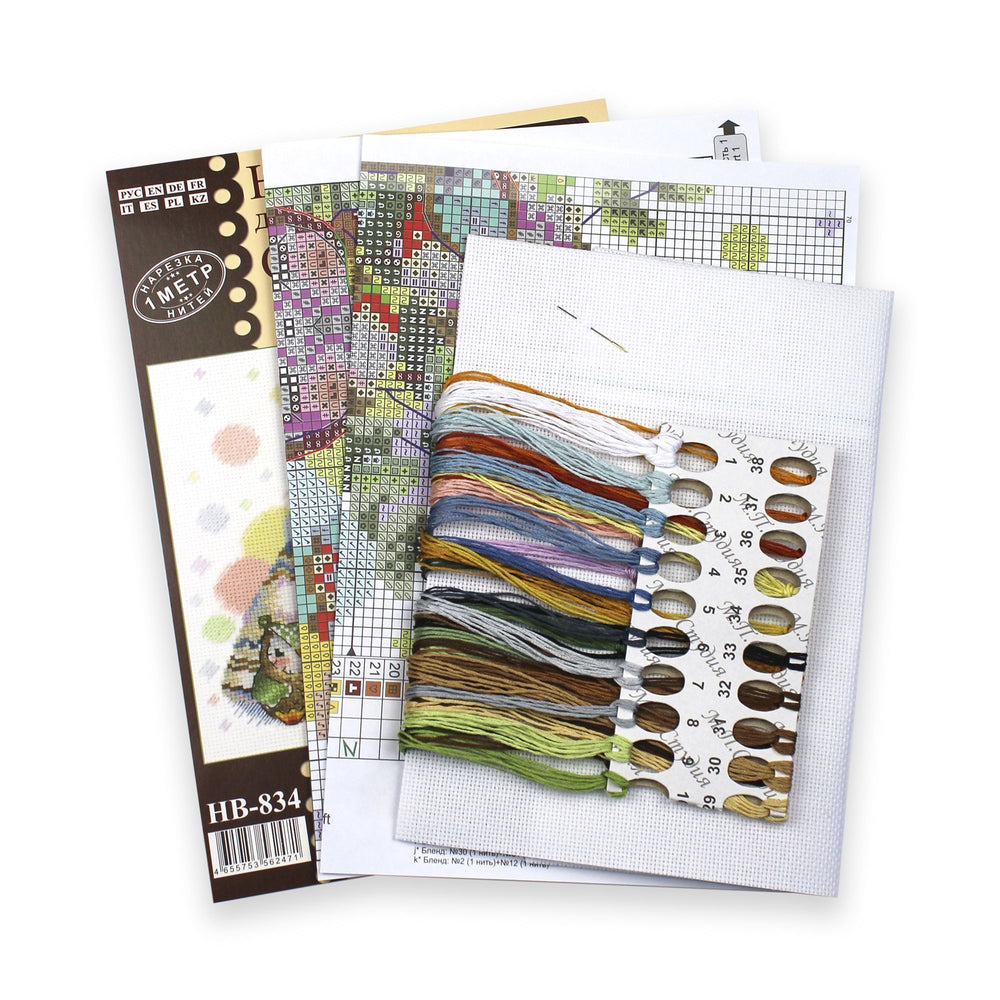 Kit de point de croix « Jouet préféré » SNV-834 par MP Studia