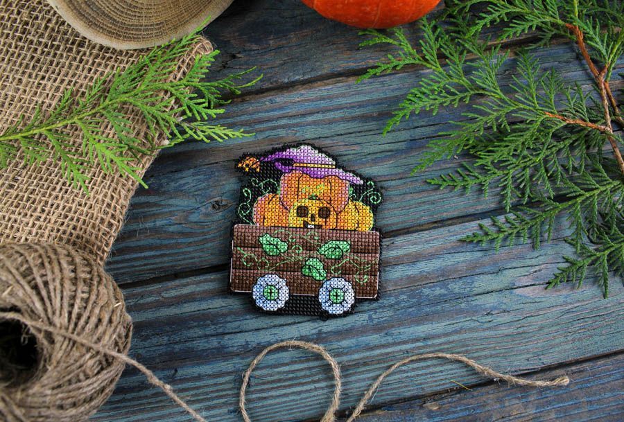 Cross stitch kit "Pumpkin Carriage" SR-930 MP Studia