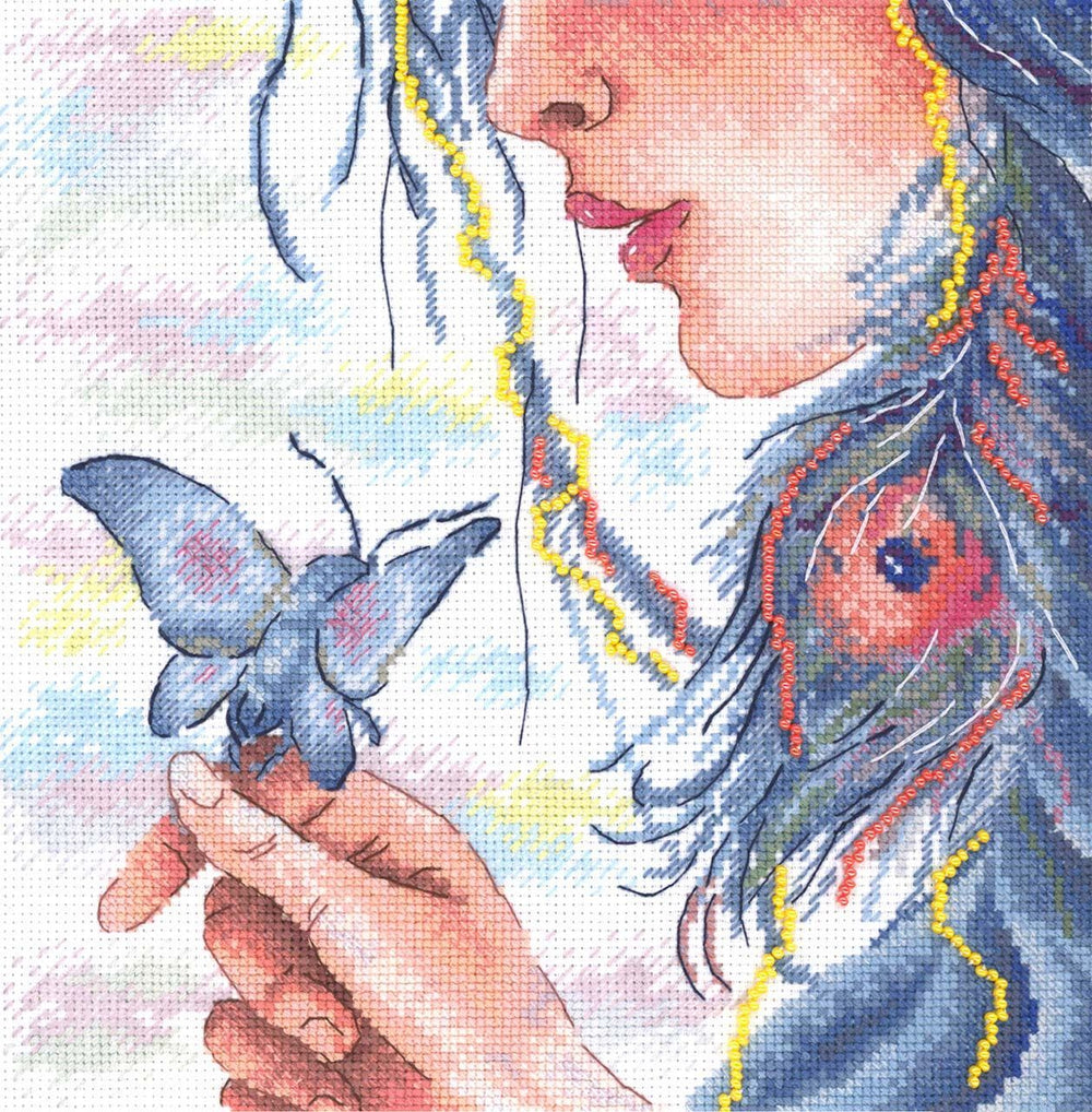 Cross Stitch Kit "My Soul" - MP Studia SNV-907