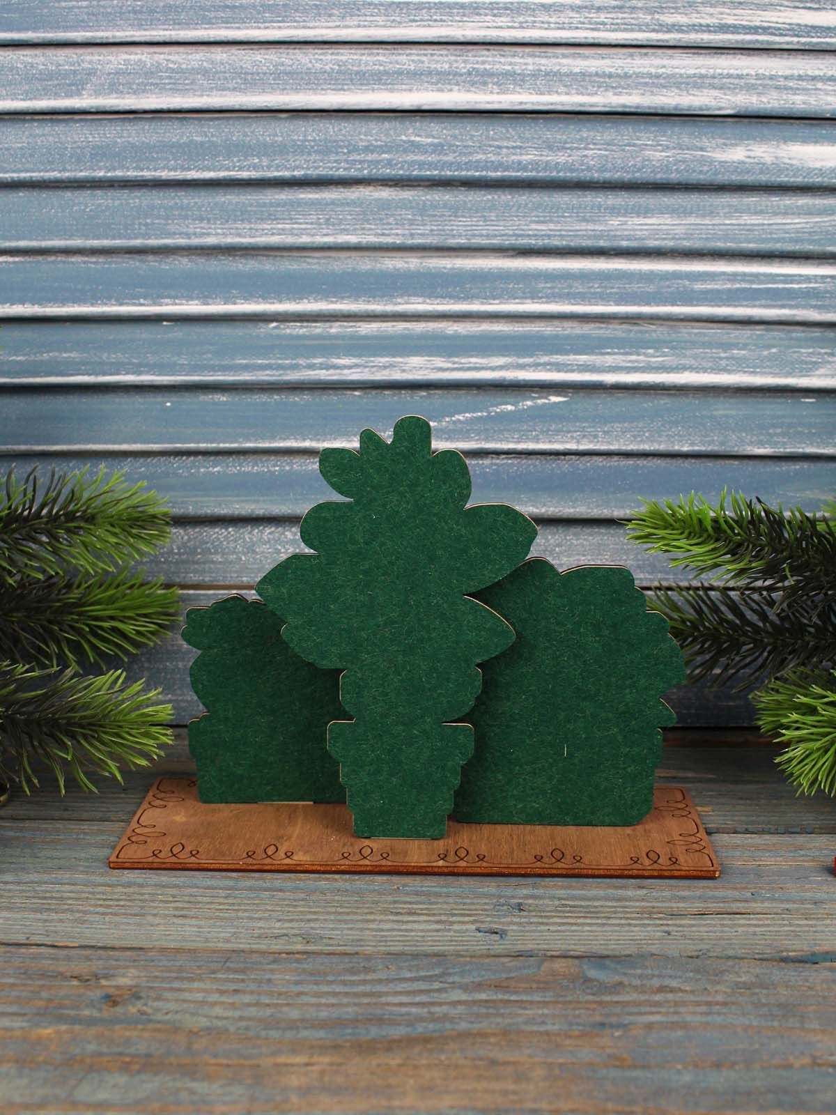 Kit avec perles sur base en bois « Succulent Garden » MP Studia SO-160 – Décoration 3D 14×20×7 cm