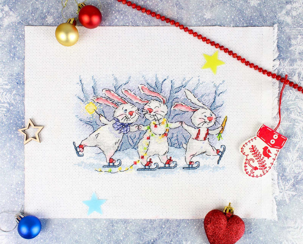 Kit de Punto de Cruz MP Studia SM-993 – Festive Round Dance