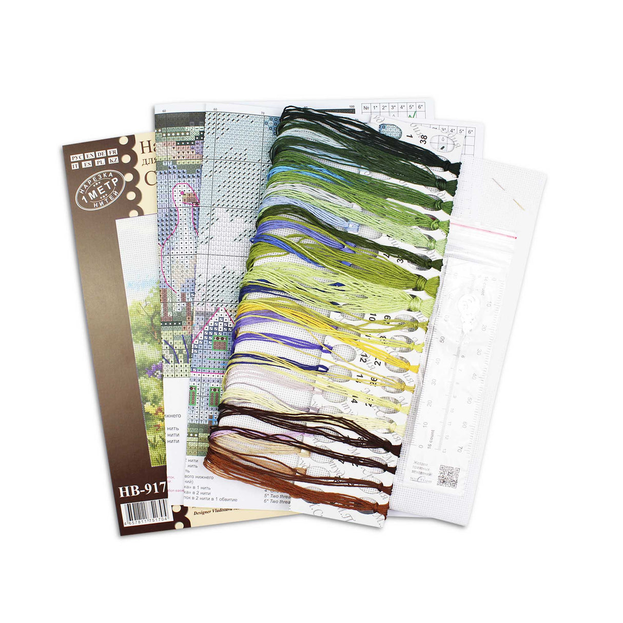 Cross Stitch Kit "Summer in the Village" - MP Studia SNV-917