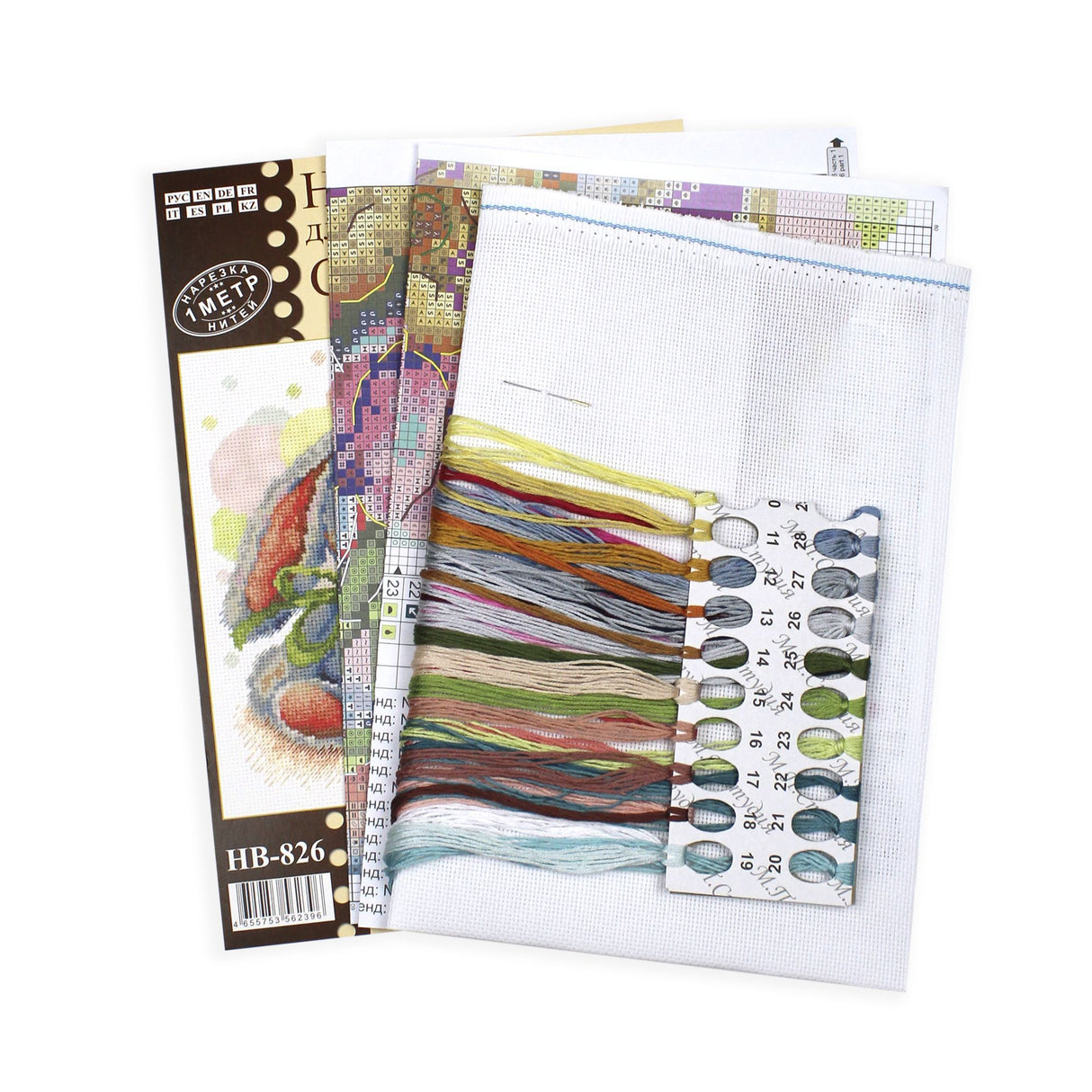 Kit de point de croix « Peony Dreams » SNV-826 par MP Studia