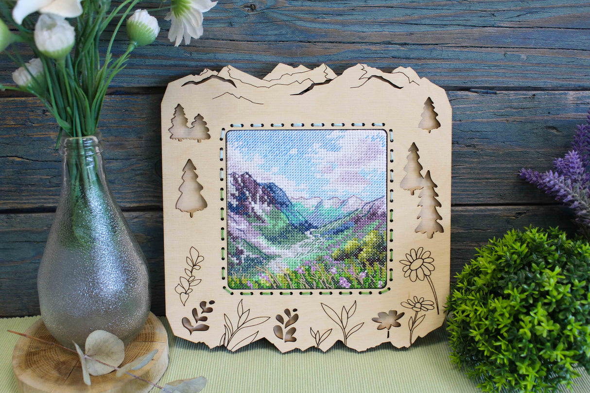 Kit de point de croix MP Studio - « Gorge de montagne » (SM-995)