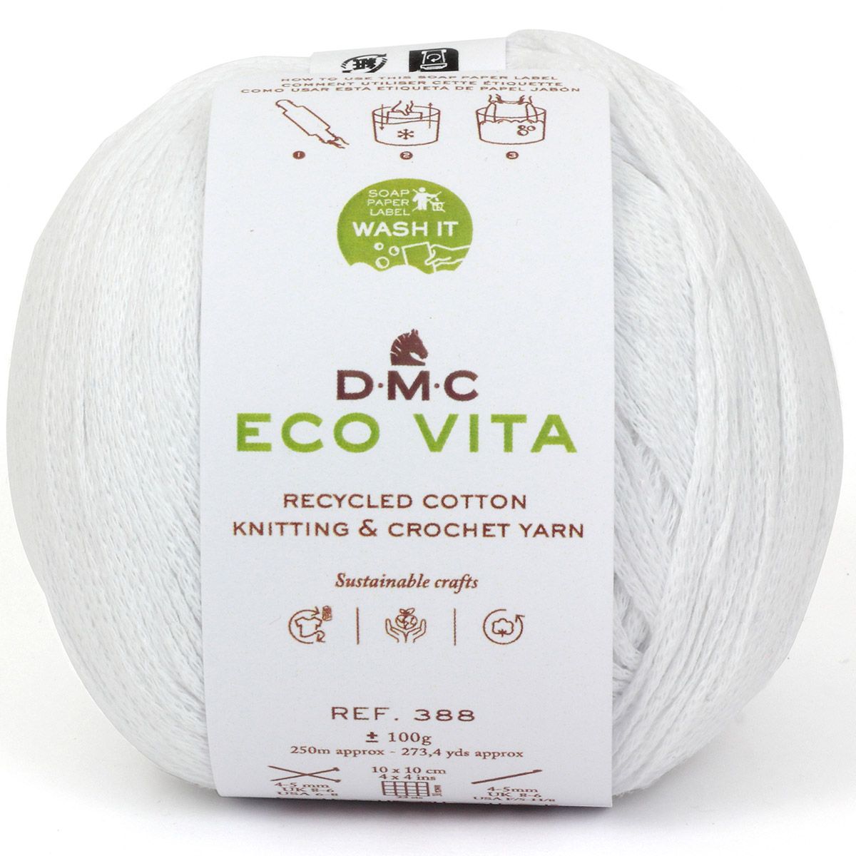 DMC Eco Vita - Recycled Cotton Thread in Natural Tones