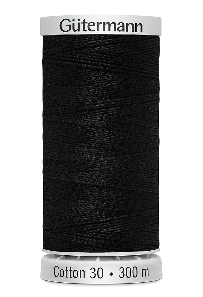 Gütermann Cotton 30 300 m - Sulky Cotton Thread for Machine Embroidery