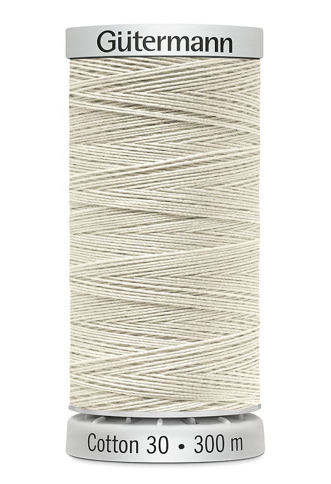Gütermann Cotton 30 300 m - Sulky Cotton Thread for Machine Embroidery