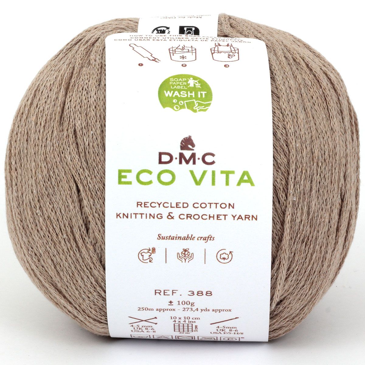 DMC Eco Vita - Recycled Cotton Thread in Natural Tones