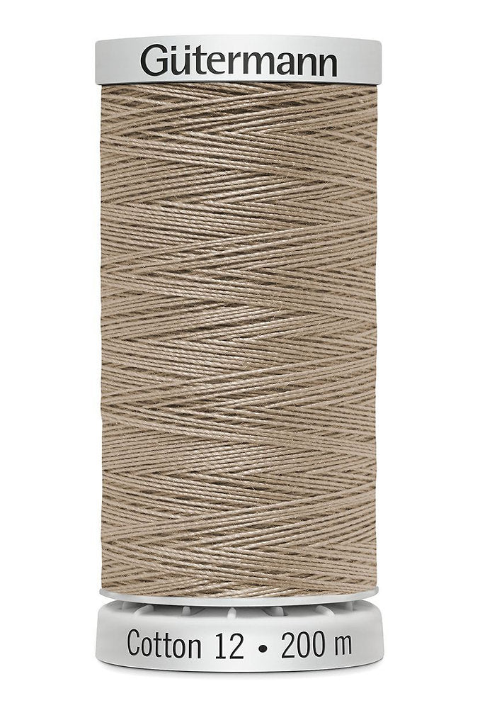 Gütermann Cotton 12 - Hilo de Algodón Sulky para Bordar a Máquina 200m