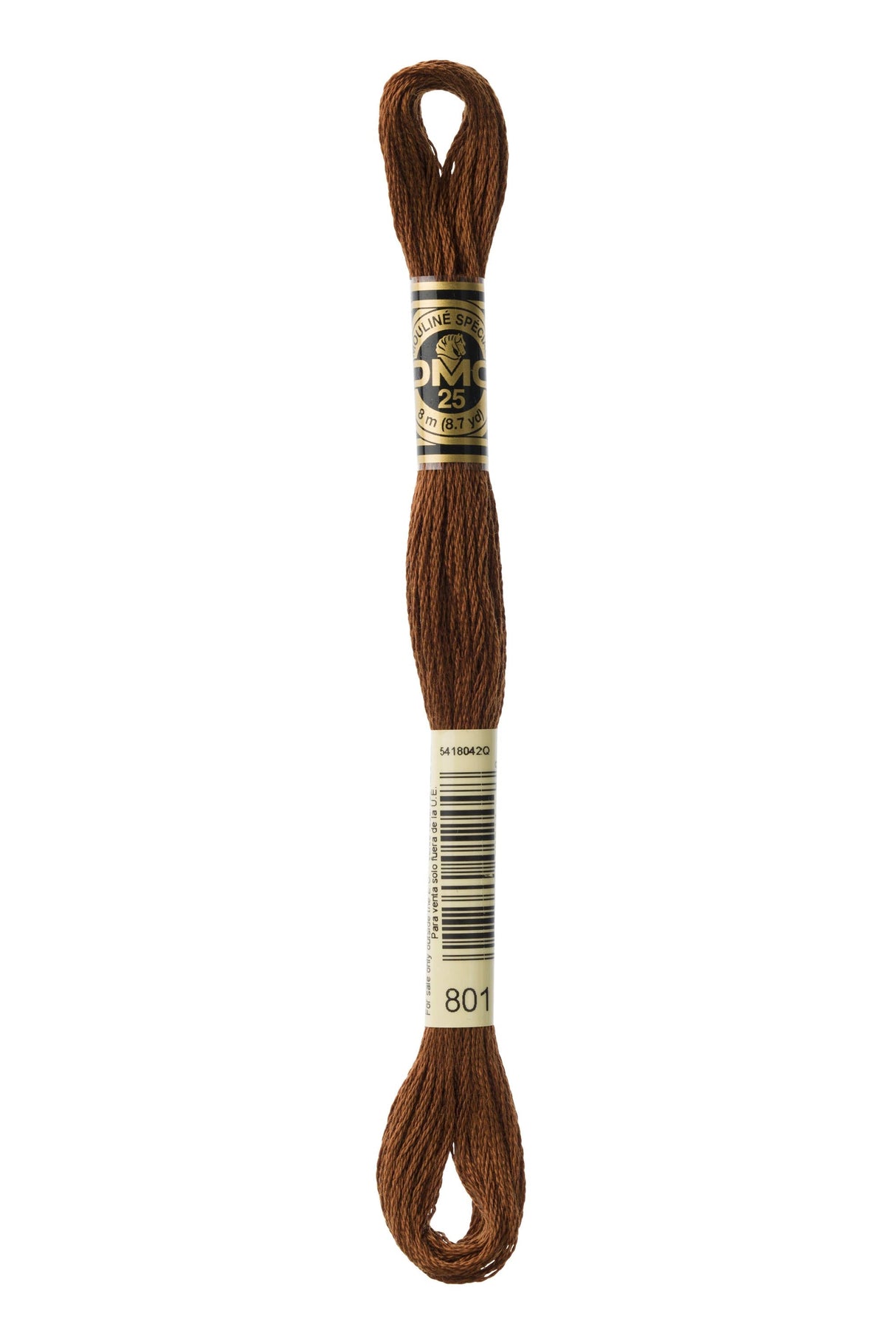801 DMC Embroidery Thread Mouliné Spécial 117MC 8 meters