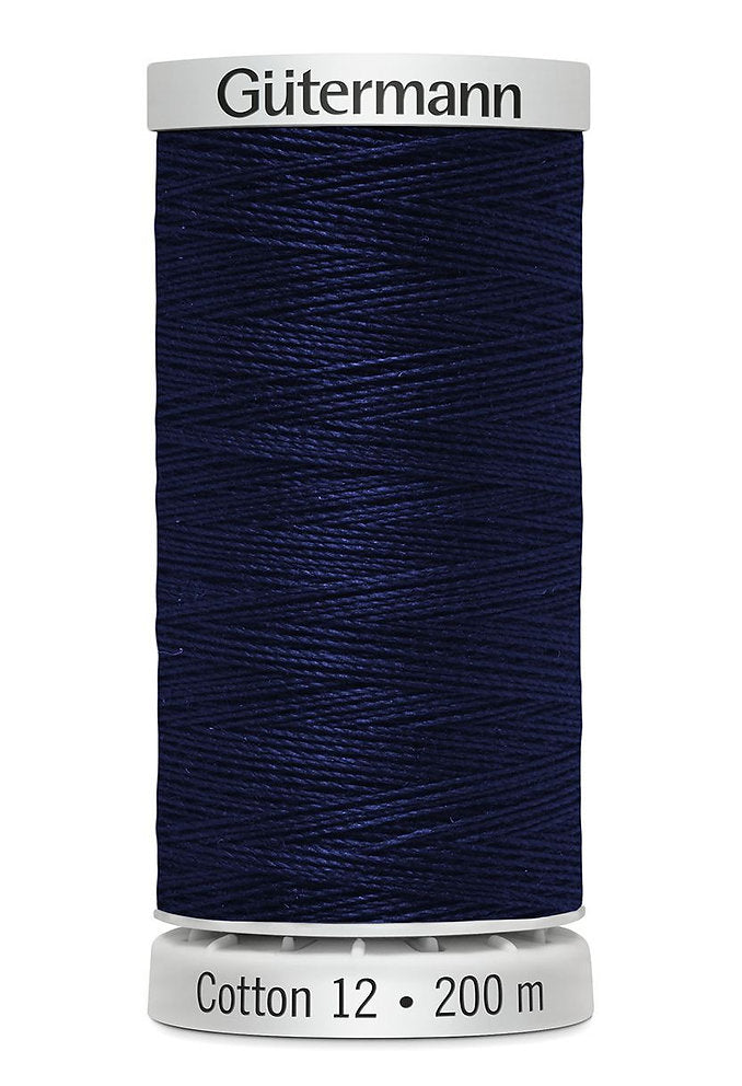 Gütermann Cotton 12 - Hilo de Algodón Sulky para Bordar a Máquina 200m