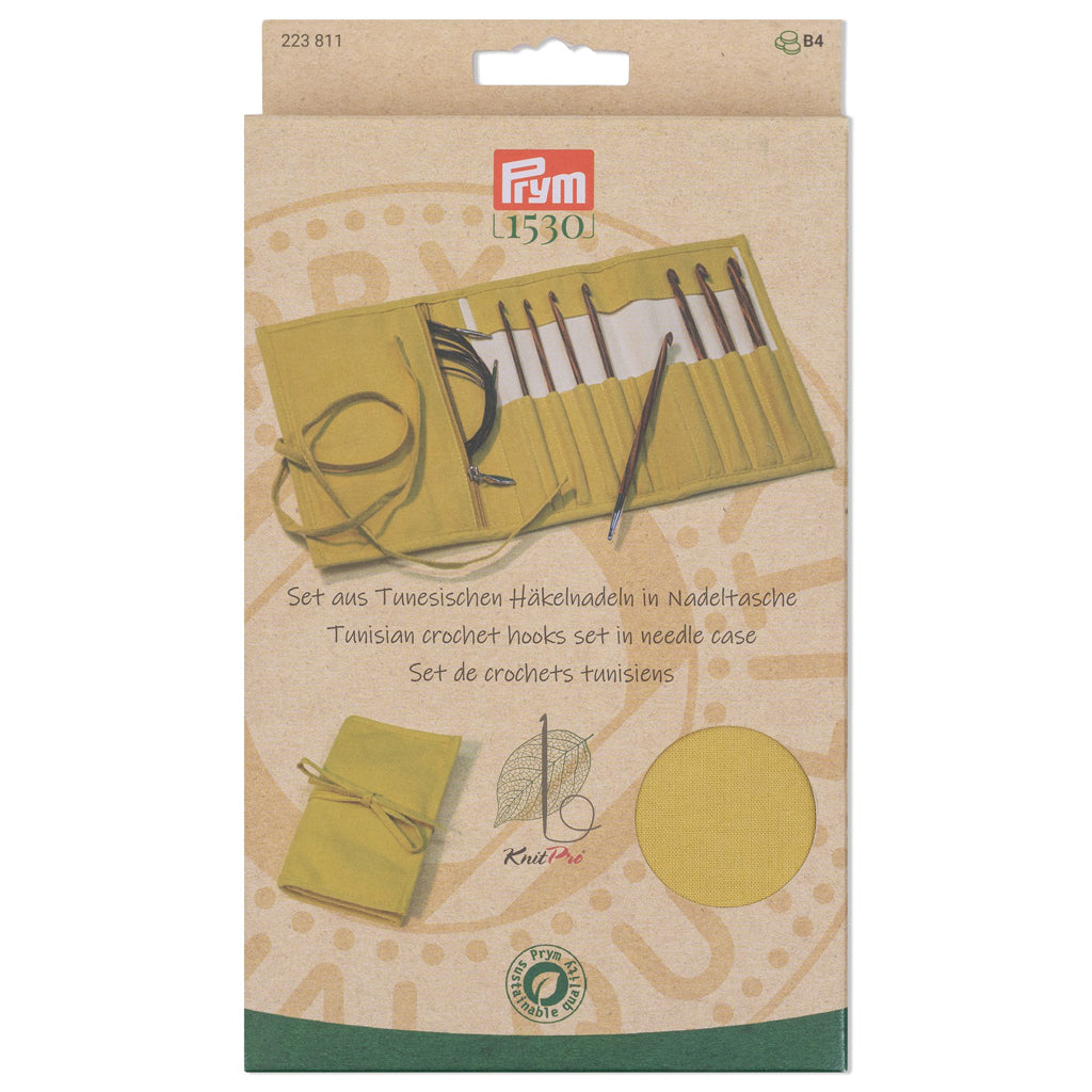 Set de Ganchillos Tunecinos Natural de Prym 223811: Descubre la Elegancia del Ganchillo Tunecino