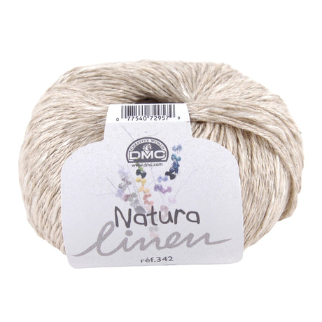 Hilo DMC Natura Linen - Mezcla de Lino, Algodón y Viscosa con Aspecto Rústico y Texturas Únicas, 12 Colores Inspirados en la Naturalidad