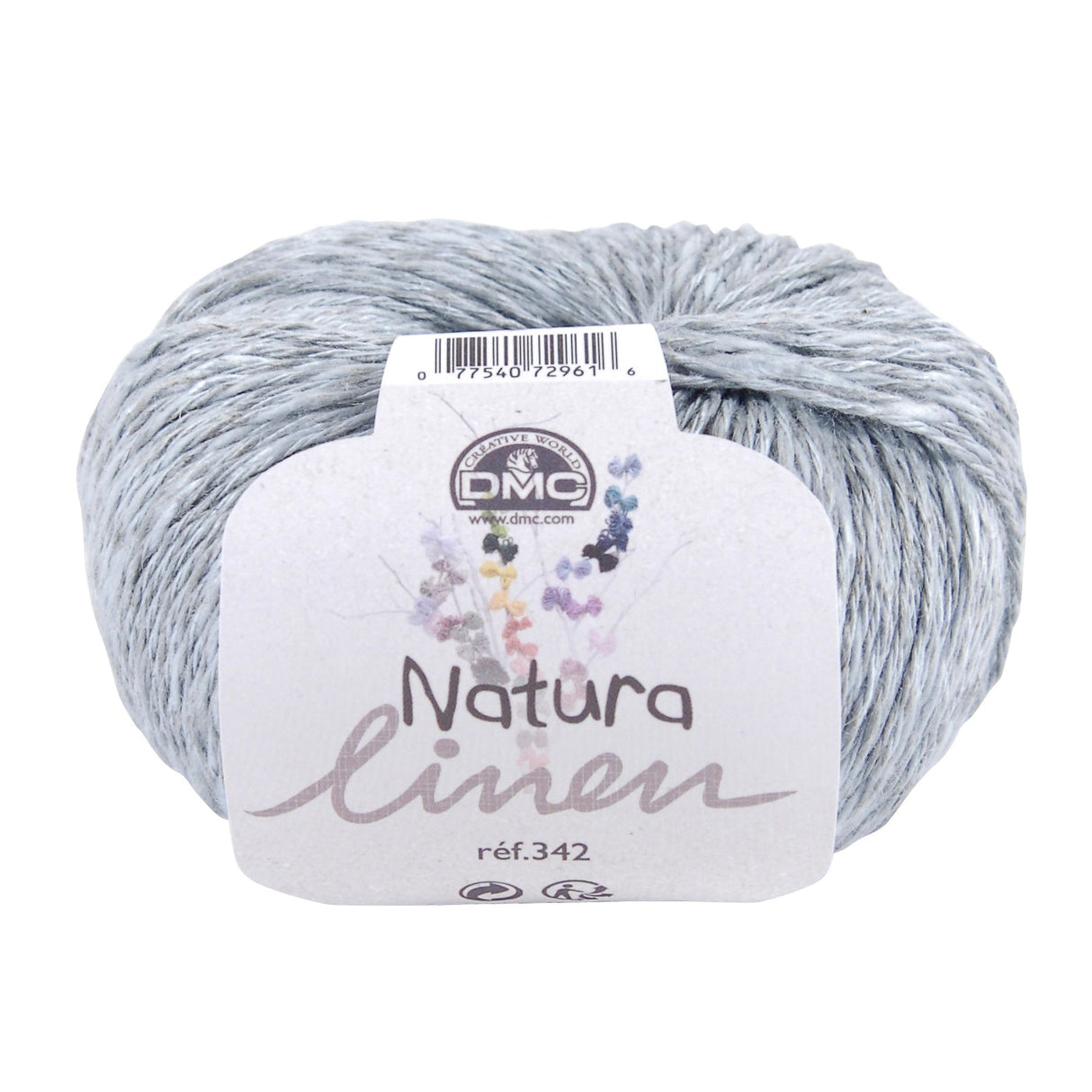 Fil Natura Linen DMC - Mélange de lin, de coton et de viscose avec un look rustique et des textures uniques, 12 couleurs d'inspiration naturelle