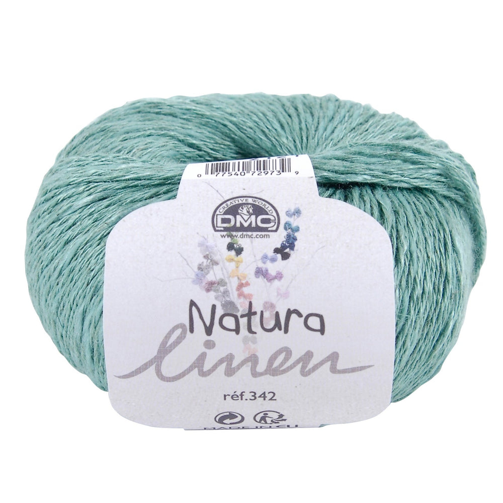 Fil Natura Linen DMC - Mélange de lin, de coton et de viscose avec un look rustique et des textures uniques, 12 couleurs d'inspiration naturelle