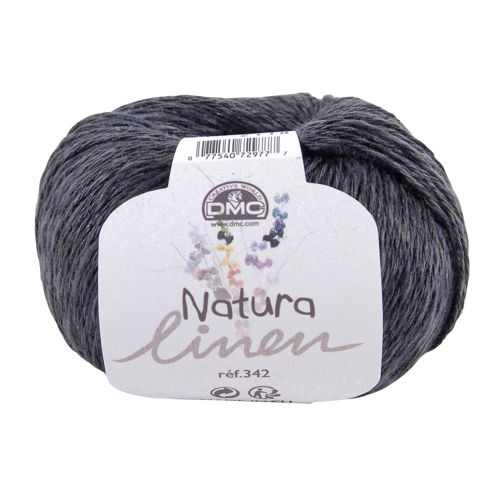 Fil Natura Linen DMC - Mélange de lin, de coton et de viscose avec un look rustique et des textures uniques, 12 couleurs d'inspiration naturelle