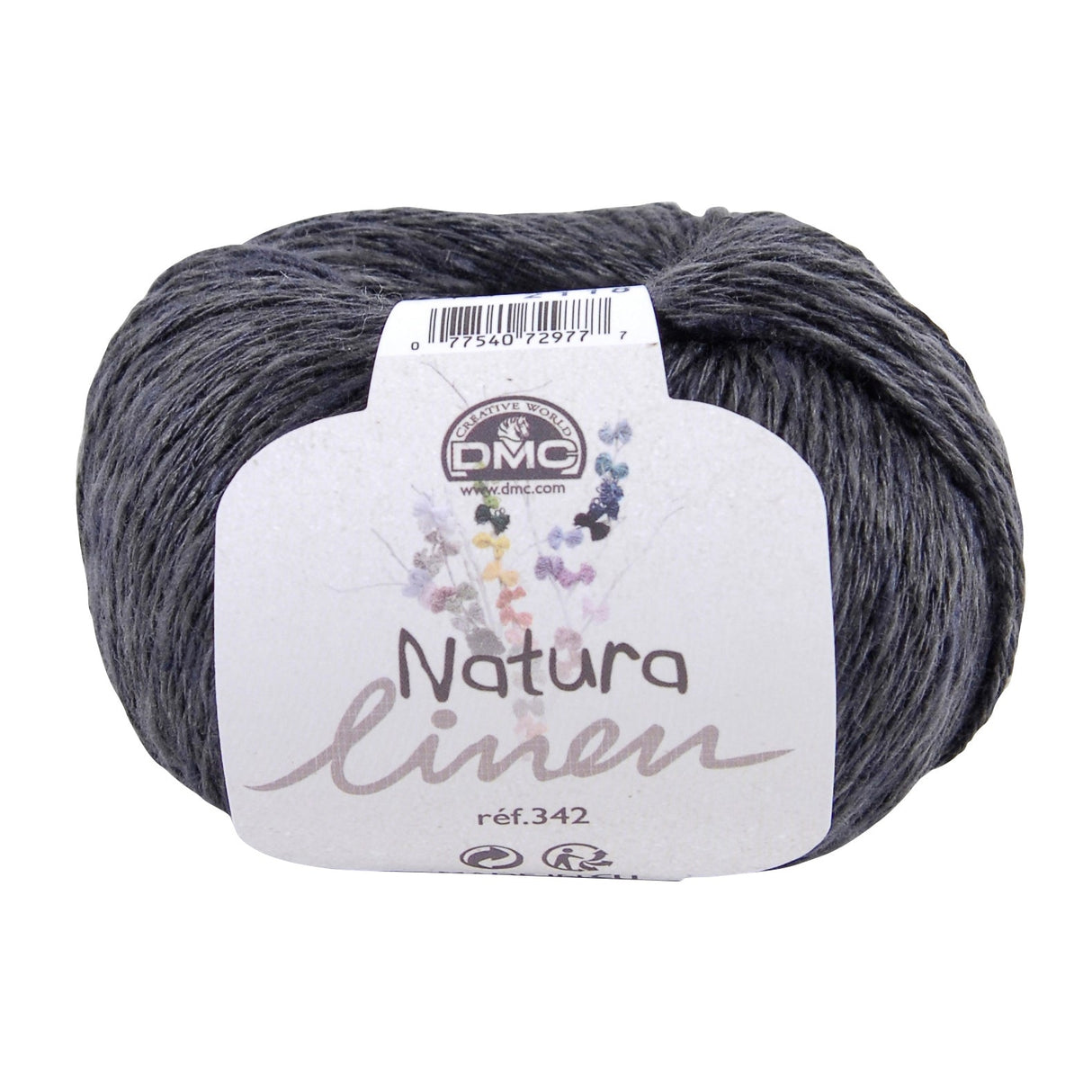 Fil Natura Linen DMC - Mélange de lin, de coton et de viscose avec un look rustique et des textures uniques, 12 couleurs d'inspiration naturelle