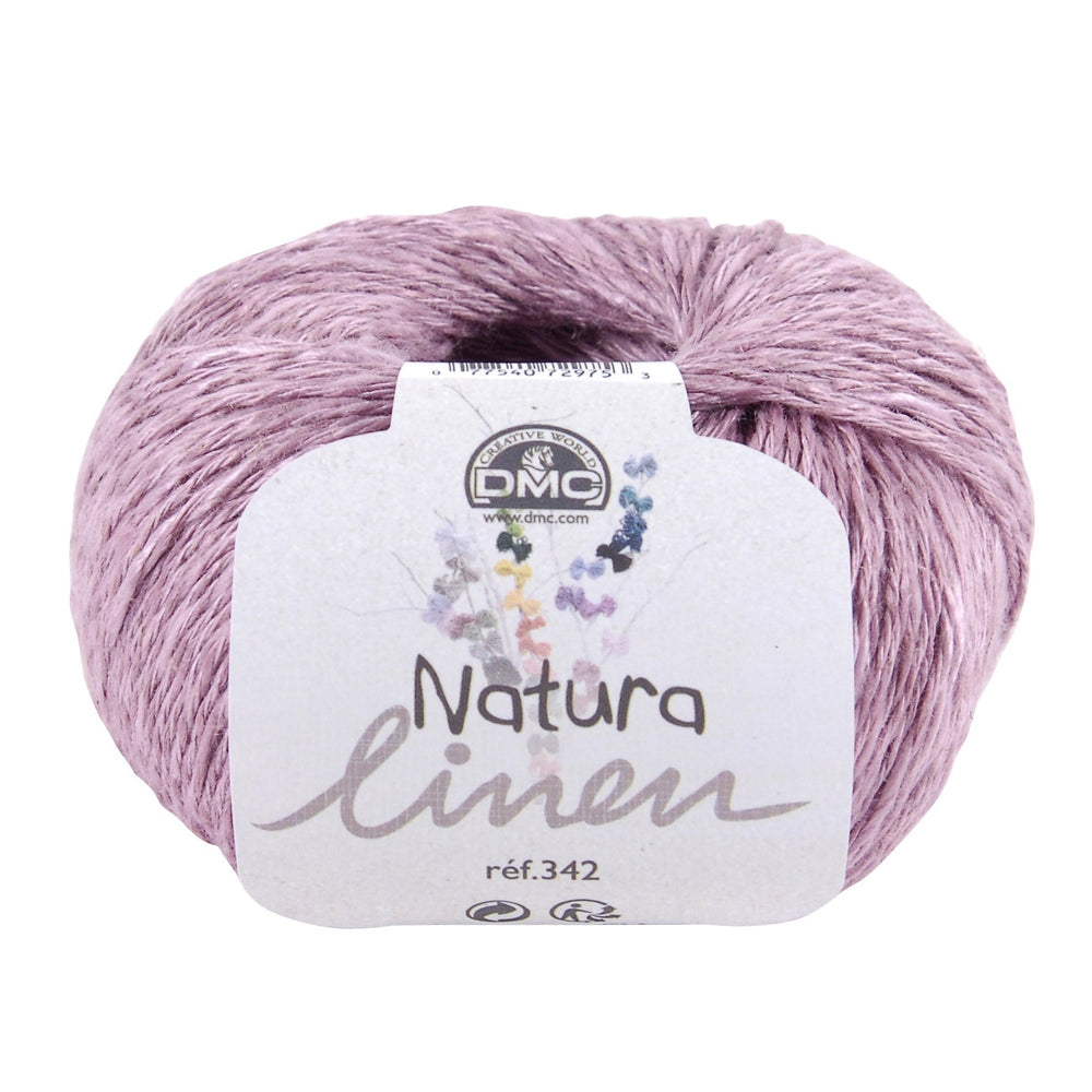 Fil Natura Linen DMC - Mélange de lin, de coton et de viscose avec un look rustique et des textures uniques, 12 couleurs d'inspiration naturelle