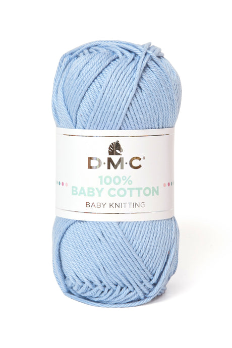 DMC 100% Baby Cotton - Hilo Suave y Seguro para Prendas de Primavera/Verano