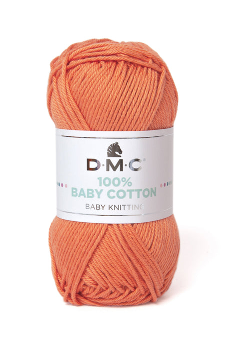 DMC 100% Baby Cotton - Hilo Suave y Seguro para Prendas de Primavera/Verano