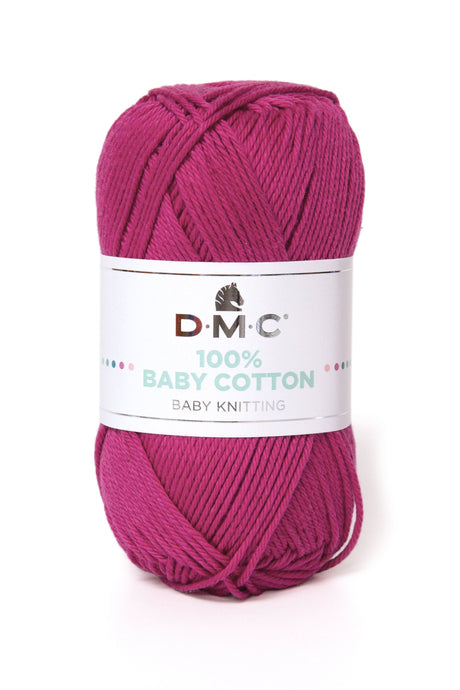 DMC 100% Baby Cotton - Hilo Suave y Seguro para Prendas de Primavera/Verano