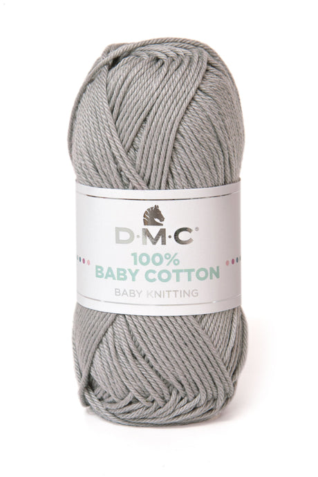 DMC 100% Baby Cotton - Hilo Suave y Seguro para Prendas de Primavera/Verano