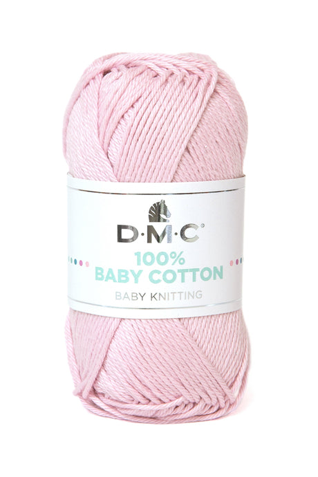 DMC 100% Baby Cotton - Hilo Suave y Seguro para Prendas de Primavera/Verano