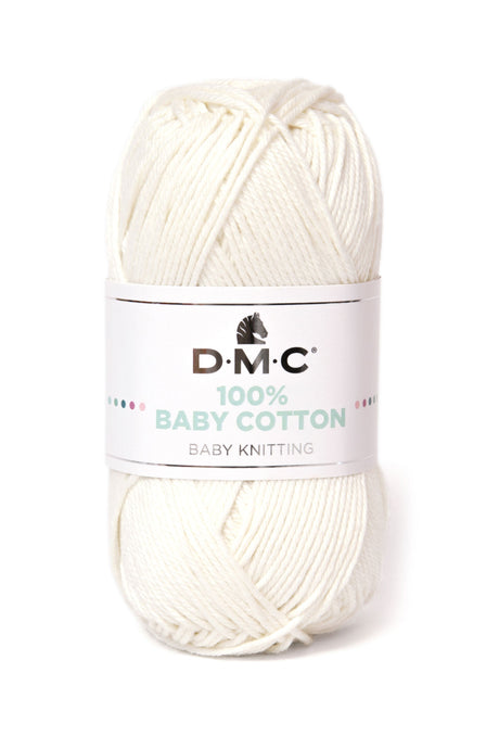 DMC 100% Baby Cotton - Hilo Suave y Seguro para Prendas de Primavera/Verano