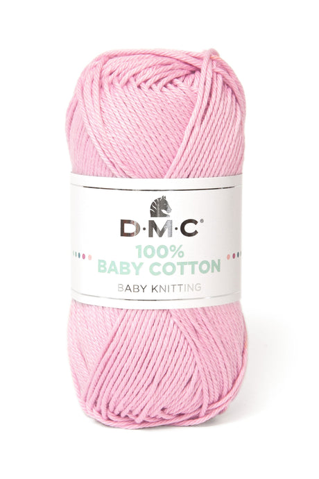 DMC 100% Baby Cotton - Hilo Suave y Seguro para Prendas de Primavera/Verano