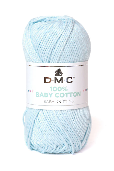 DMC 100% Baby Cotton - Hilo Suave y Seguro para Prendas de Primavera/Verano