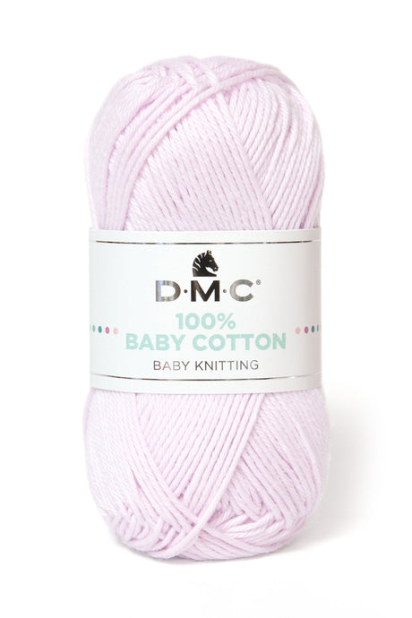 DMC 100% Baby Cotton - Hilo Suave y Seguro para Prendas de Primavera/Verano