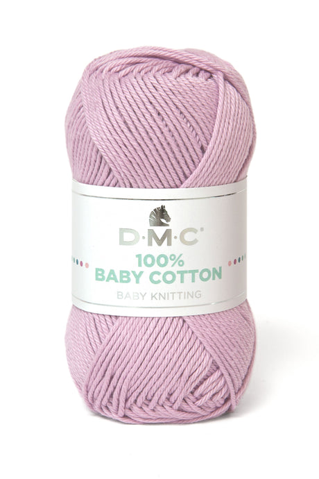 DMC 100% Baby Cotton - Hilo Suave y Seguro para Prendas de Primavera/Verano