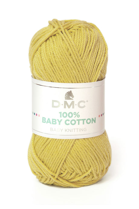 DMC 100% Baby Cotton - Hilo Suave y Seguro para Prendas de Primavera/Verano