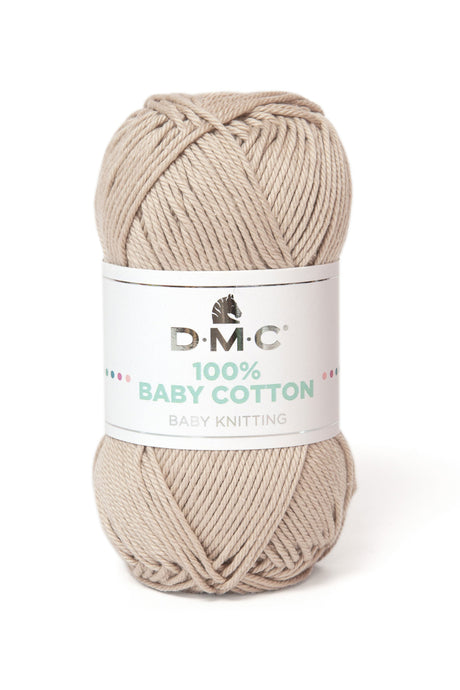 DMC 100% Baby Cotton - Hilo Suave y Seguro para Prendas de Primavera/Verano