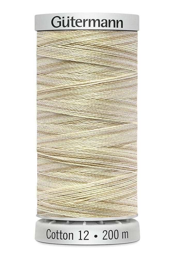 Gütermann Cotton 12 - Hilo de Algodón Sulky para Bordar a Máquina 200m