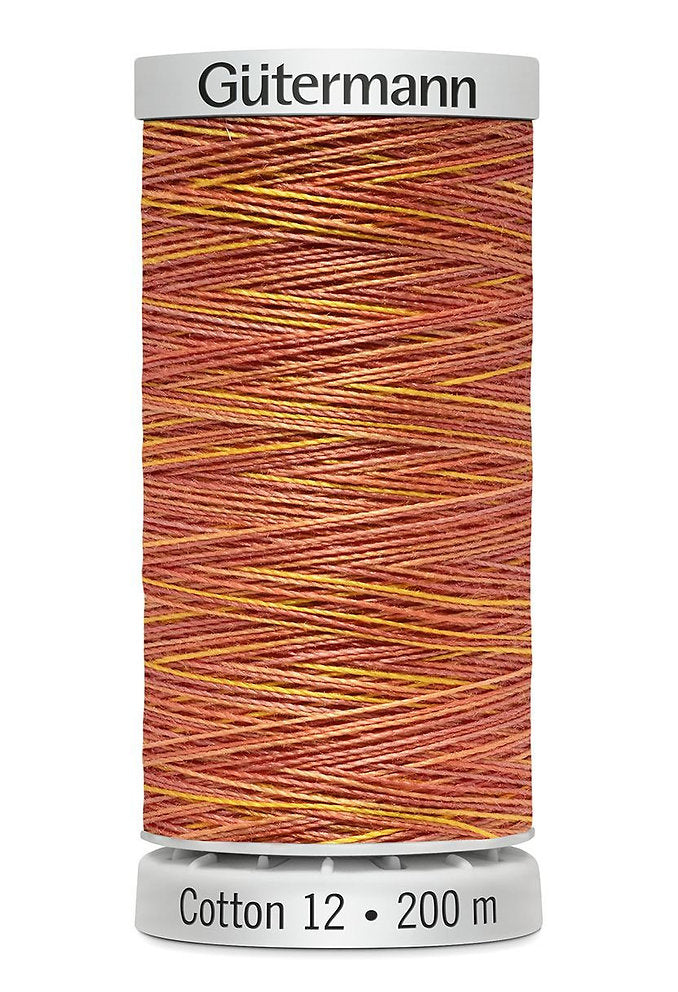 Gütermann Cotton 12 - Hilo de Algodón Sulky para Bordar a Máquina 200m
