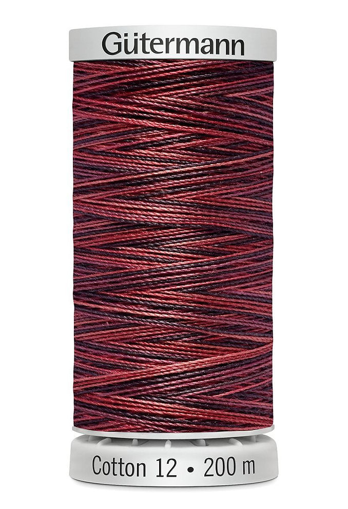 Gütermann Cotton 12 - Hilo de Algodón Sulky para Bordar a Máquina 200m