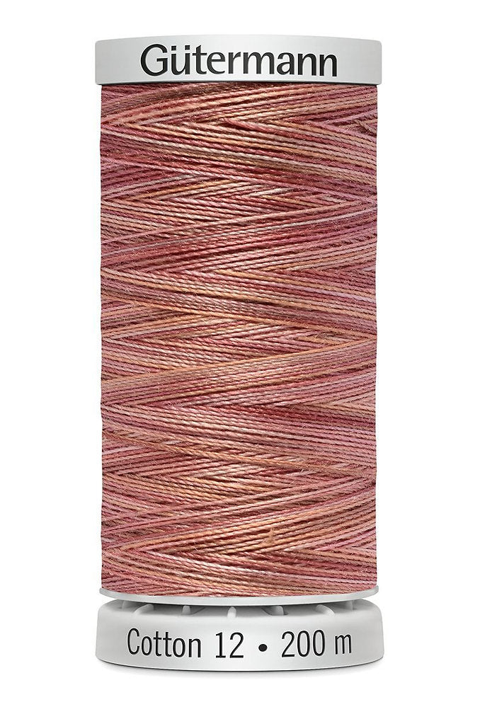 Gütermann Cotton 12 - Hilo de Algodón Sulky para Bordar a Máquina 200m