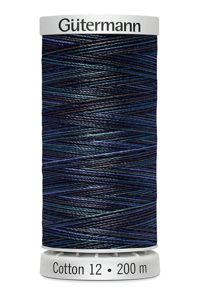 Gütermann Cotton 12 - Hilo de Algodón Sulky para Bordar a Máquina 200m