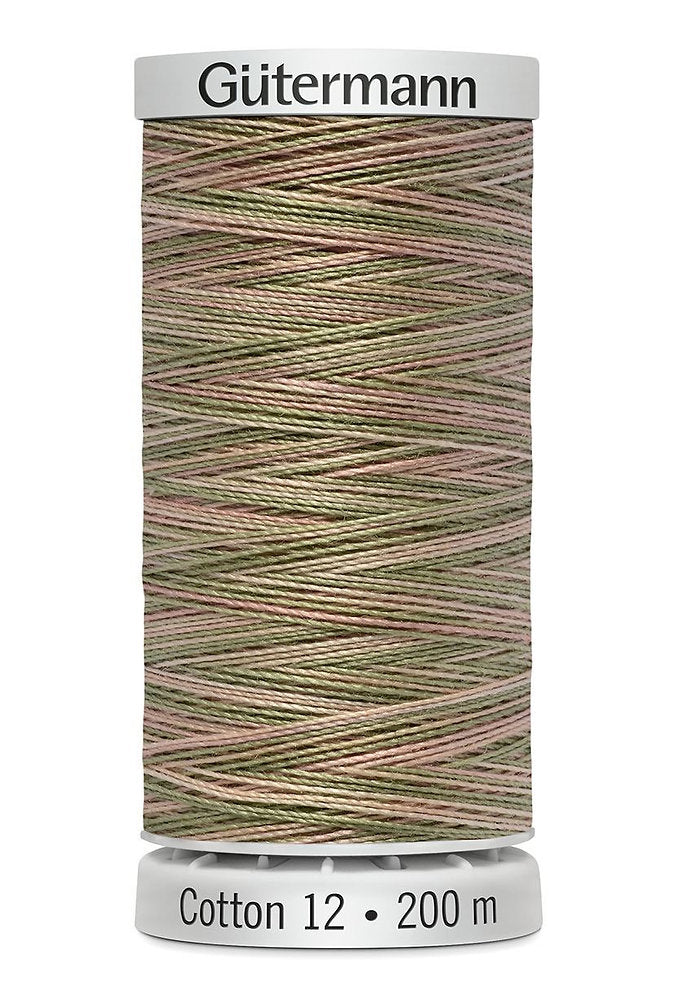 Gütermann Cotton 12 - Hilo de Algodón Sulky para Bordar a Máquina 200m