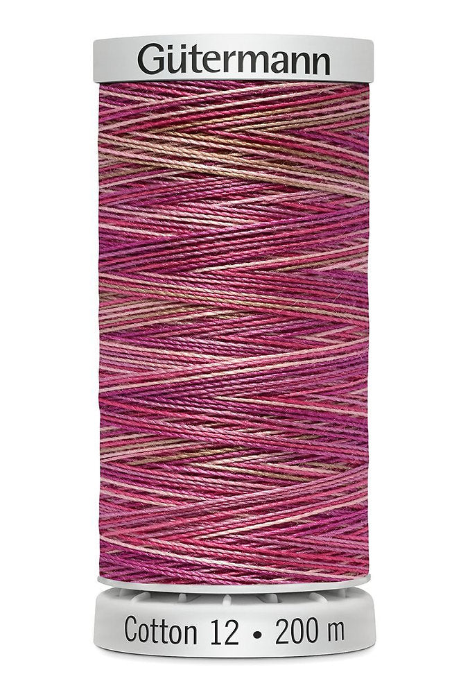 Gütermann Cotton 12 - Hilo de Algodón Sulky para Bordar a Máquina 200m