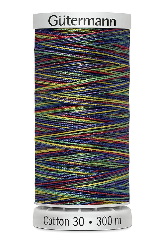 Gütermann Cotton 30 300 m - Sulky Cotton Thread for Machine Embroidery