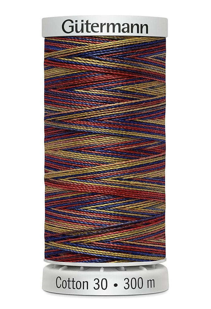Gütermann Cotton 30 300 m - Sulky Cotton Thread for Machine Embroidery