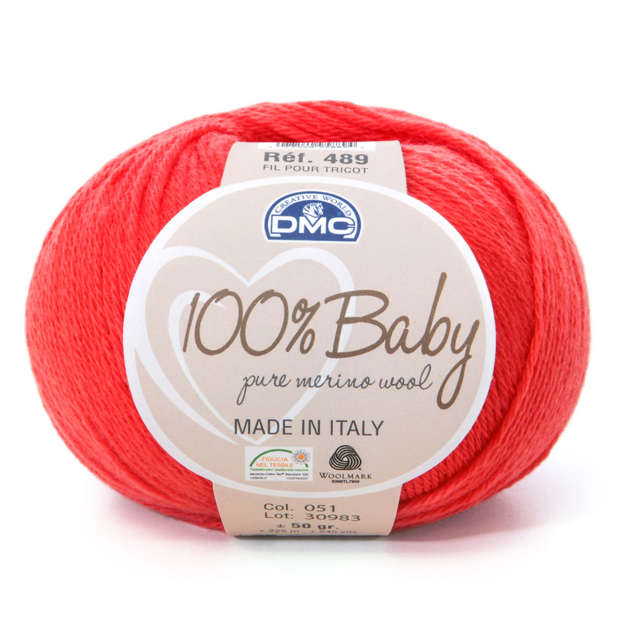 DMC 100% Baby Wool - Softness and Warmth for your Creations